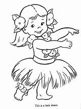 Hula Getdrawings Coloring Pages sketch template