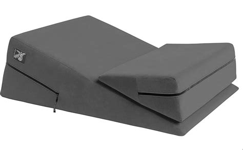liberator wedge and ramp sex positioning pillow combo grey