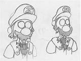 Luigi sketch template