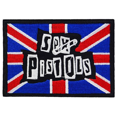 Sex Pistols Patch Punk Iron Sew Band Logo Jacket Retro Music Rock