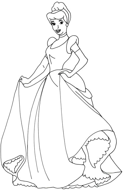 cinderella dress drawing  getdrawings