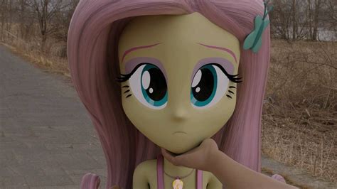 Meeting Fluttershy In Real World 3d Animation By Efk San On Deviantart