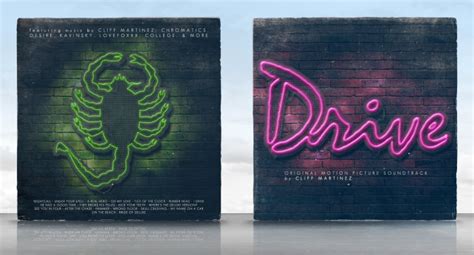 drive original motion picture soundtrack  box art cover