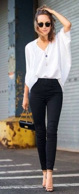 trendy   wear black shirt white blouses   fashion work