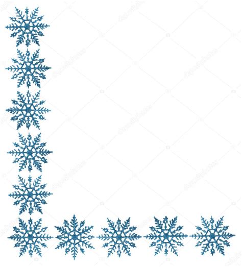 snowflake border stock photo  karenr
