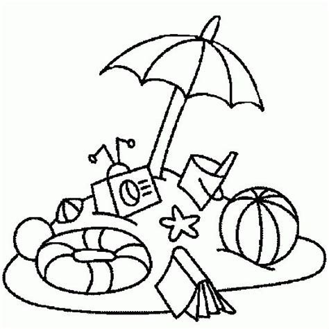 pin  penny macaulay  fun  kids beach coloring pages designs