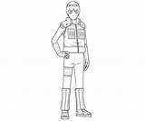 Lee Rock Naruto Coloring Pages Character Template sketch template