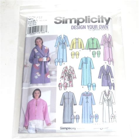 misses design your own robes xs s m simplicity sewing pattern 5778