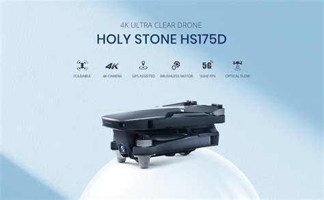 holy stone gps drone   camera  adults hsd rc quadcopter  auto return follow