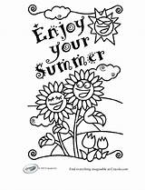 Coloring Summer Pages Reading Getcolorings sketch template