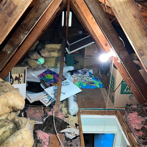 planning  attic cleanout master attic