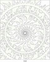 Coloring Pages Dover Mandala Choose Board sketch template