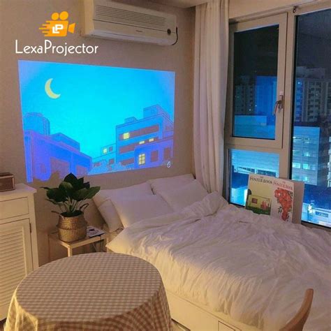 mini led projector room inspiration bedroom minimalist room dreamy room