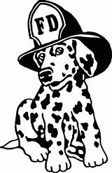Dog Fire Coloring Pages Sparky Dalmatian Drawing Sitting Down Printable Getcolorings Getdrawings Popular sketch template