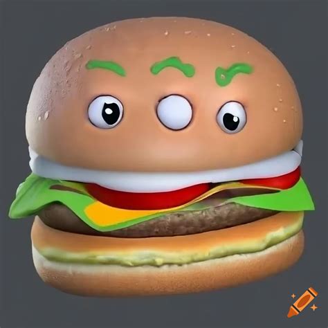 surprised hamburger  craiyon