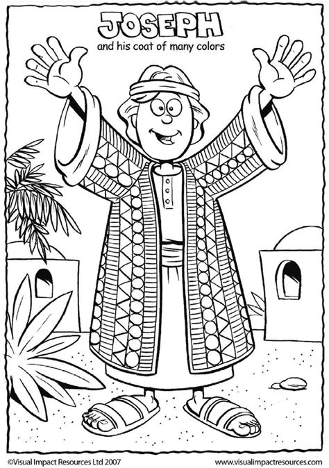 joseph  dreamer coloring page coloring home