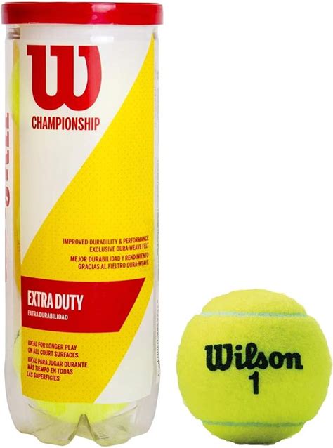 balles de tennis wilson champ extra duty boite de  pour tous les revetements jaune