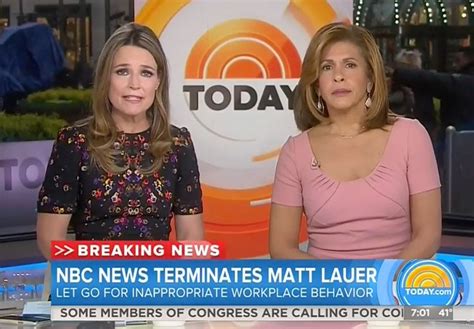 matt lauer fired from today over sex scandals — the