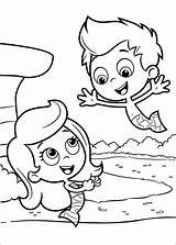 Bubble Guppies Coloring Pages Printables Kids sketch template