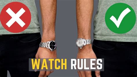 rules  men  follow stop wearing  watches wrong