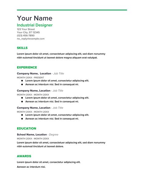 google docs resume templates  top  google  resume templates