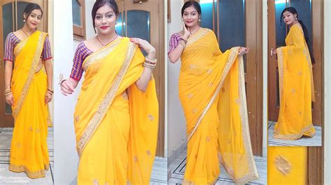 beginnershow  wear  designer saree easily quickly perfectly
