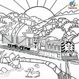 Train Coloring Pages Thomas Online Getcolorings sketch template