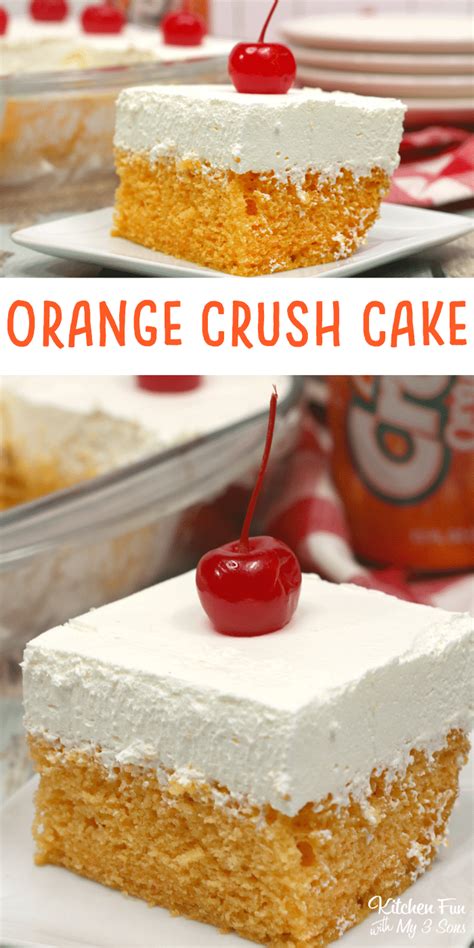 orange crush cake  dessert    orange crush soda