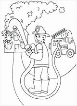 Fire Safety Coloring Pages Getcolorings Sheets Prevention sketch template