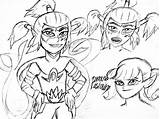 Piper Mysticons Throwback Sketches Deviantart sketch template