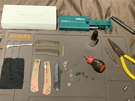 smke damascus trapper clone disassembly chineseknives