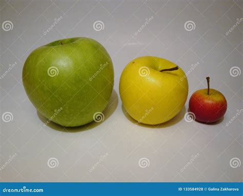 apples   colors  sizes stock photo image  health