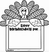 Spanish Thanksgiving Mommymaleta Freebies Yo Worksheets Worksheet Coloring Agradecido Pages Turkey Activities Pavo Writing Soy Printables sketch template