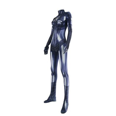 2020 symbiote black cat cosplay costume spider girl jumpsuit for adult