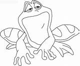 Frog Coloring Pages Princess Tiana Printable Para Frogs Dart Poison Disney sketch template