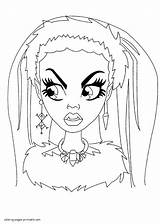 Abbey Bominable Coloring Pages Printable Awesome Girls Monster High sketch template