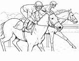 Horse Coloring Pages Race Racing Horses Print Breyer Color Printable Drawing Galloping Jockey Pferde Colouring Barrel Getcolorings Ky Derby Google sketch template
