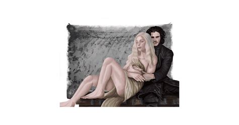 Jon Snow And Daenerys Fan Art Popsugar Love And Sex Photo 8