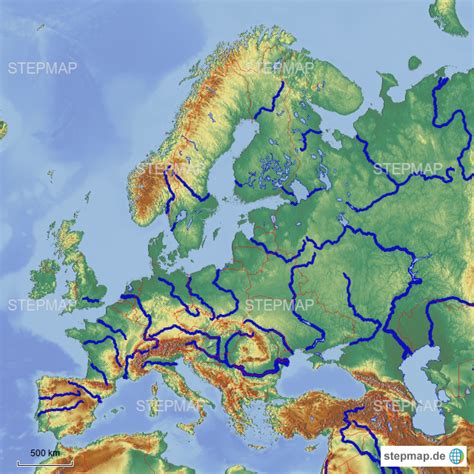 ouille  listes de stumme karte europa fluesse gebirge kostenlose