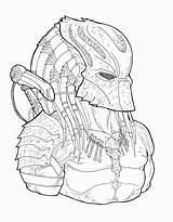 Predator Berserker sketch template