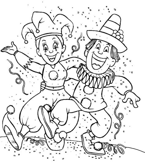 picture miscellaneous coloring sheets carnaval  parades kids