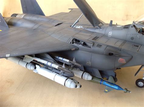 models kits tamiya  scale american air force boeing   strike eagle bunker buster
