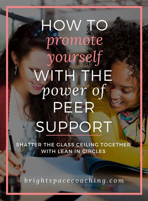how to promote yourself with powerful peer support peer support life
