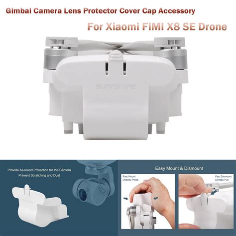 gimbal camera lens protector cover cap accessory  xiaomi fimi  se drone protector case
