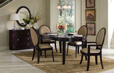dark cherry classic dining table woptional chairs