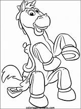 Coloring Pages Toy Story Disney Cartoon sketch template