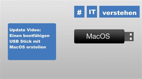 update video einen bootfaehigen usb stick mit macos erstellen youtube