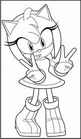 Sonic Coloring Pages Hedgehog Kids Amy Rose Characters Printable Drawing Pink Female Sheets Colouring Fire Boys Template Getdrawings Clay Pot sketch template