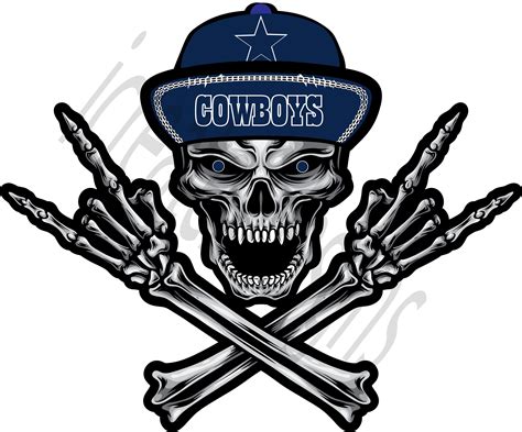 cowboys skull jpeg digital design jpeg etsy