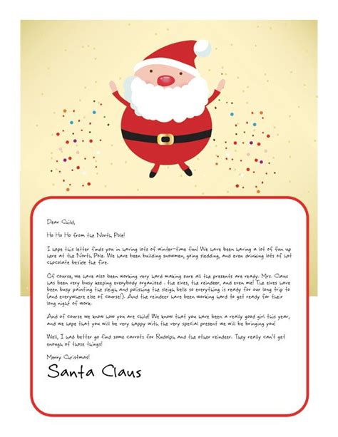 images  printable santa letters  pinterest  santa